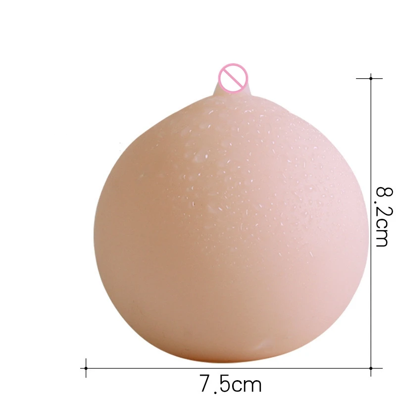 Силиконовая искусственная грудь с отверстием Мужская мастурбация Mimi Ball 8 2*7 5 см