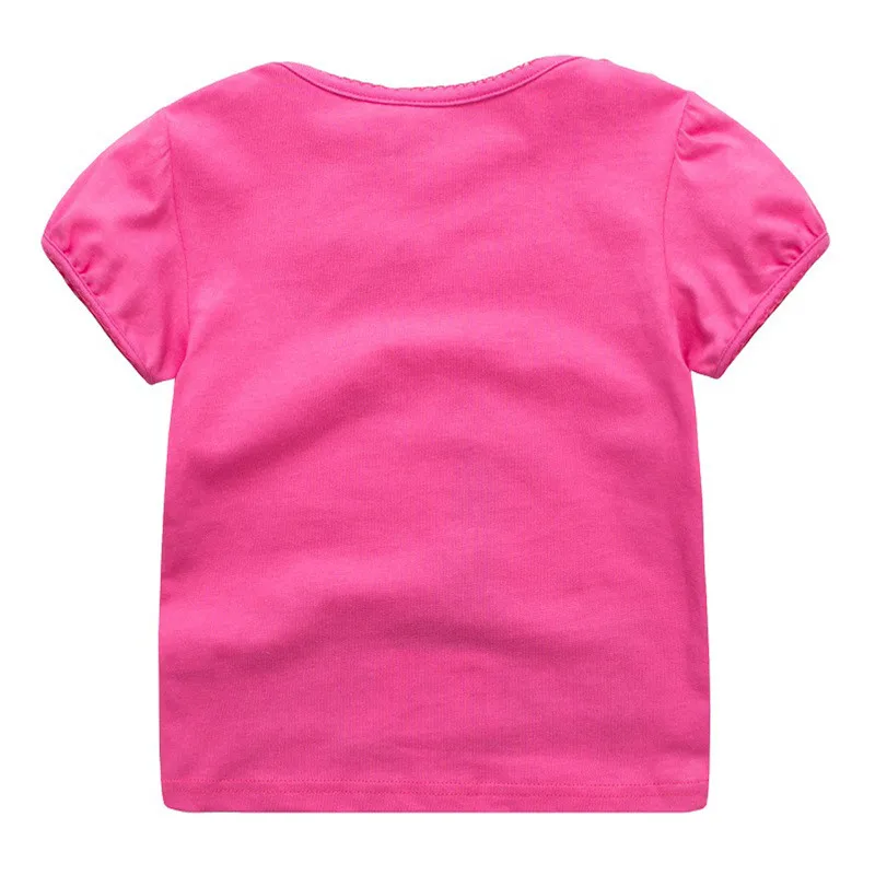 2017 Girls T-shirts Kids Clothes Camiseta Summer Cotton T-Shirt Clothing Baby Roupas Camisetas Mujer Verano Costume Short Sleeve24