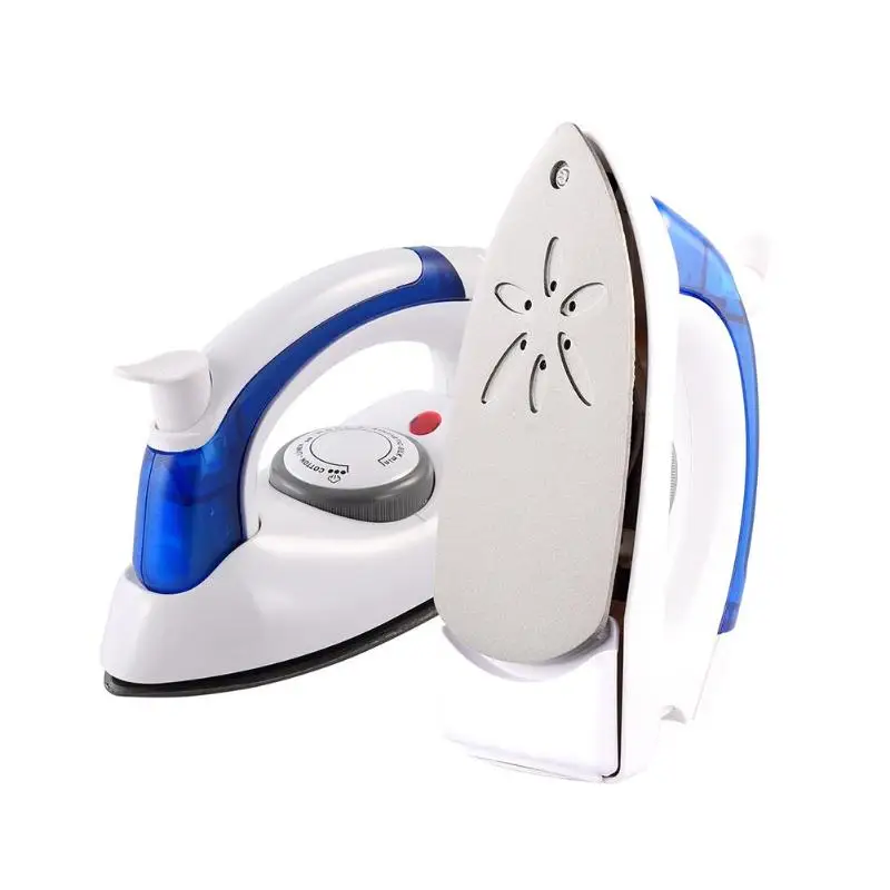 

Mini Portable Foldable Electric Steam Iron For Clothes With 3 Gears Teflon Baseplate Handheld Flatiron For Home Travelling