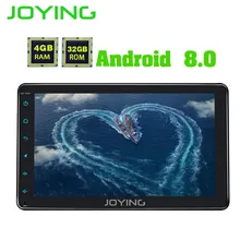 Joying 4GB RAM OCTA CORE 8″ android 8.0 Auto Radio Stereo 1 Din Car Multimedia Player GPS Car Radio Head Unit tape recorder HU