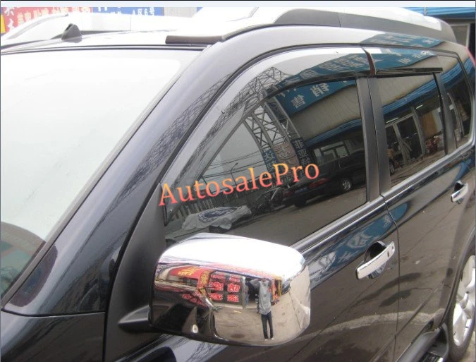 Chrome Rearview Side Door Mirrors Cover Trim For Nissan X-Trail X Trail T31 08 09 10 11 12 2008 2009 2010 2011 2012 2013 | Автомобили и