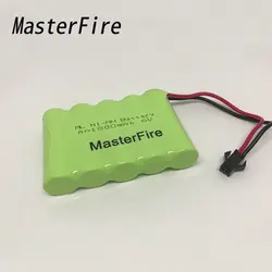 Masterfire 2 упак./лот Новый 6 В AA 1800 мАч Ni-MH Перезаряжаемые Батарея Батареи Pack Бесплатная доставка