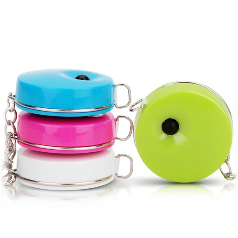 

Tape measure four color ornament with ruler 1.5 m mini practical automatic for recycling