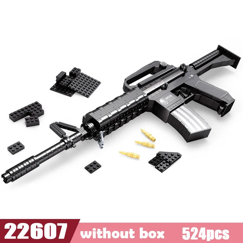 Снайперская винтовка SWAT AK47 набор строительных блоков Desert Eagle совместимы со всеми