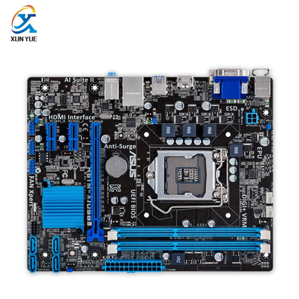 

Asus H61M-A/USB3 Desktop Motherboard H61 Socket LGA 1155 i3 i5 i7 DDR3 16G uATX On Sale
