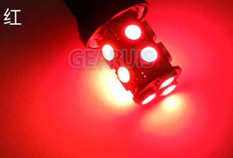 50 шт. P21W S25 1156 BA15S светодиодсветодиодный лампа указателя поворота 5050 13 SMD