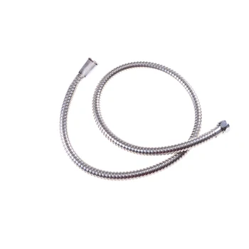

1m Stainless Steel Shower Hose Flexible Bathroom Water Pipe Silver Color Common Pumbing Hoses Bathroom Accessories Wholesale
