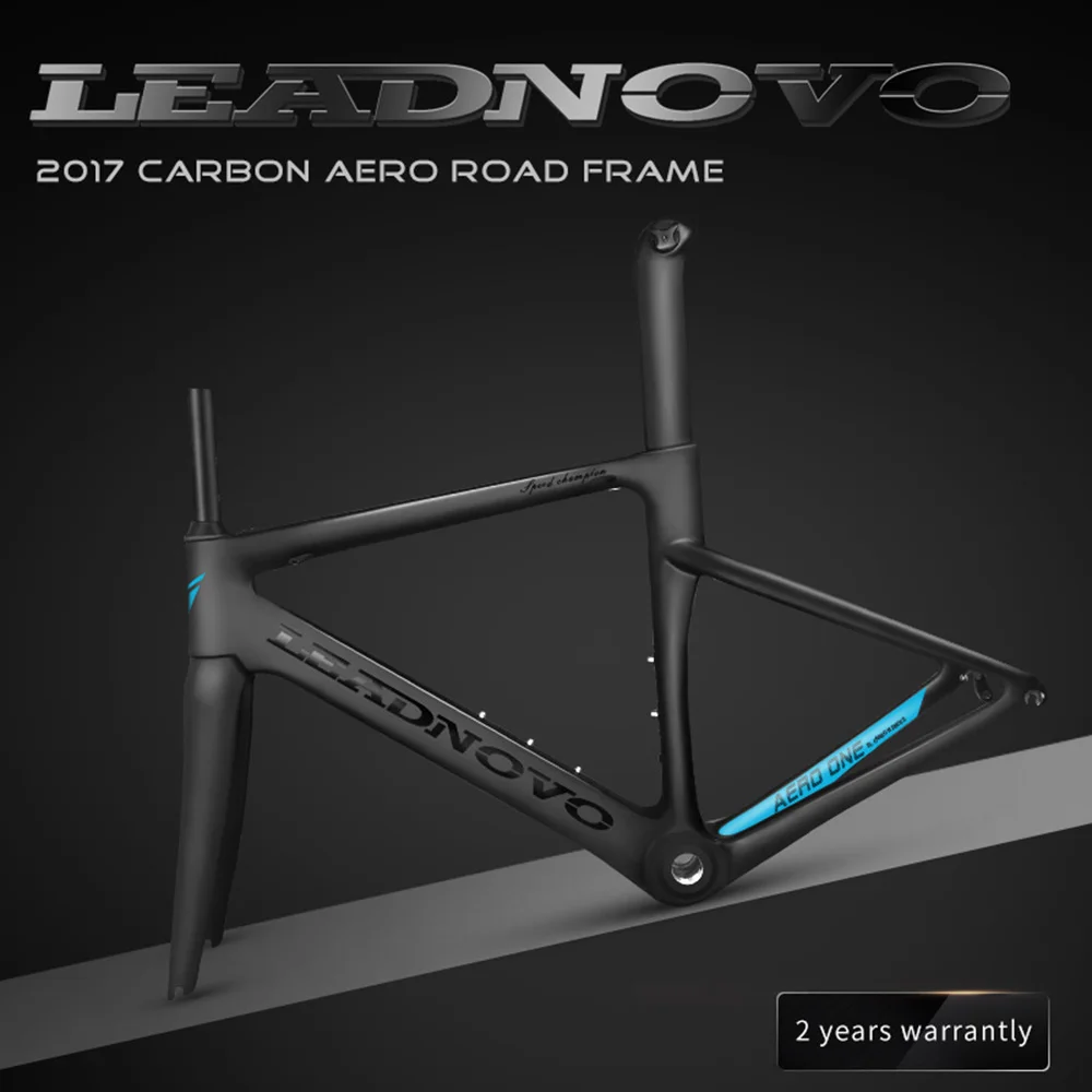 Sale NEW carbon road frame inner cable Di2&Mechanical racing bike carbon road frame+fork+seatpost+headset carbon road bike LEADNOVO 17