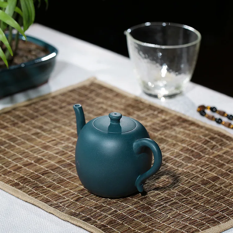 Сто верят темно-красный эмалированный керамический чайник Исин подарок сырой руды Полный ручной настенный раздел Лазурная грязь содержит благовония горшок