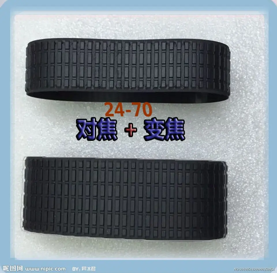 

2 Pieces a set Lens Zoom + Focus Grip Rubber Ring For Nikon NIKKOR 24-70MM 24-70 1:2.8 G f/2.8G ED