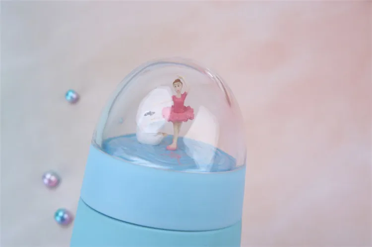 Микро пейзаж вакуумный термос бутылка нержавеющий вакуумный термос Изолированная бутылка дорожная чашка милые балетные костюмы танцор чашка для детей