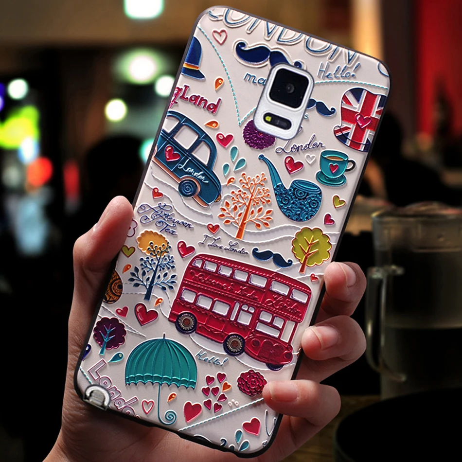 Bus Чехол, чехол, чехол для samsung Galaxy Note 3 4 5 Note5 Note4, силиконовый 3D милый чехол для мобильного телефона, Роскошный чехол для задней панели s - Цвет: Bus