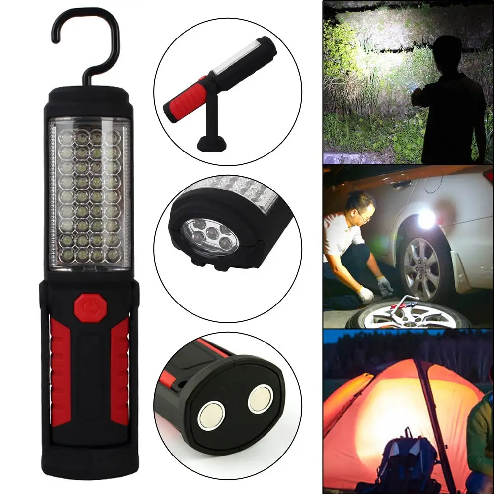 Новые портативные фонарики 36 + 5Led рабочий свет красный/синий кемпинг аварийная
