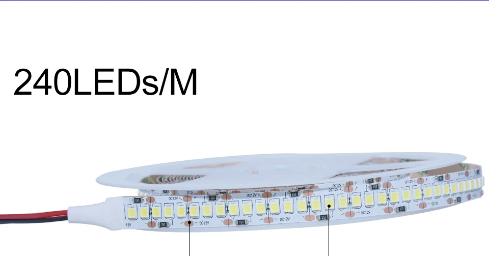 Ultra Bright SMD 2835 LED Strip DC 12V Flexible Waterproof Led Strip High Lumen LED Light Tape Ribbon Lamp 5MRoll 3528 5050 SMD Indoor  11