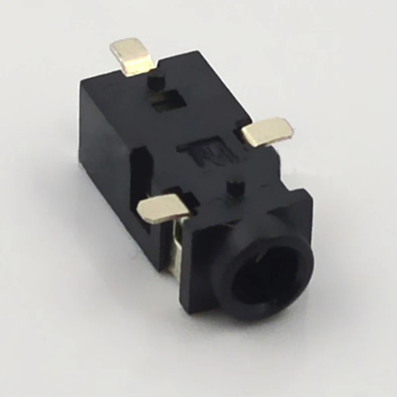 30pcs Jack 2 5mm Headphone Connector Plug Three Feet Patch PJ 208 Audio Socket Headset Connector Copper Material