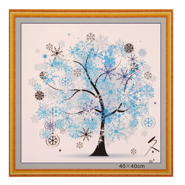 Aliexpress.com : Buy DIY Four Seasons Tree Cross Stitch Kit Counted
