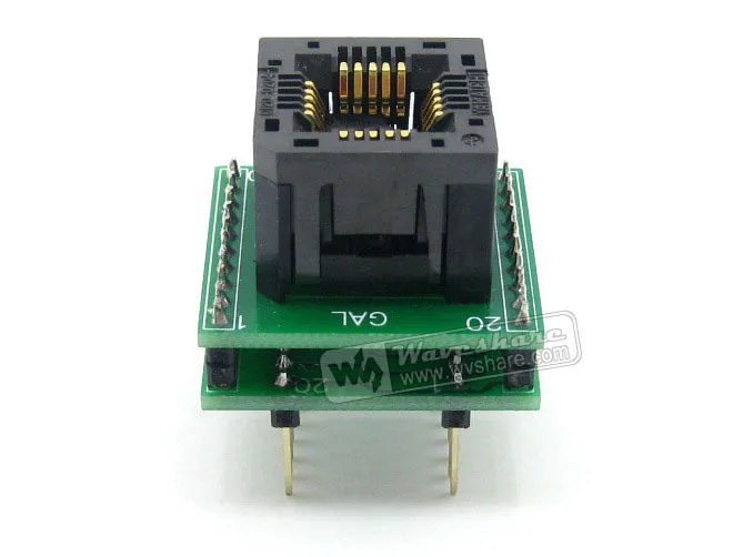

module 1.27mm Pitch PLCC20 TO DIP20 Yamaichi IC Programming Socket Adapter for PLCC20 + Free Shipping