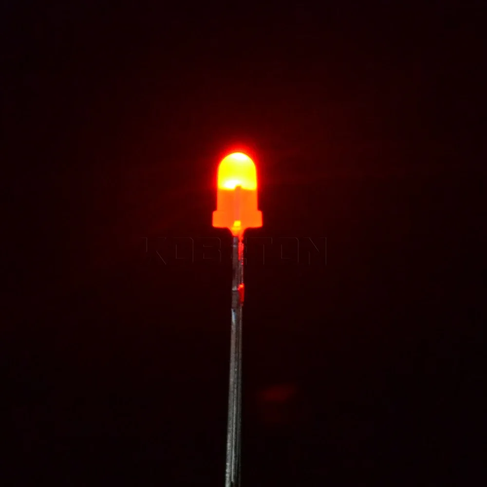 1000 шт. красный и зеленый светодиодный круглый рассеянный общий анод/катод светодиодный диодный светильник 3 мм