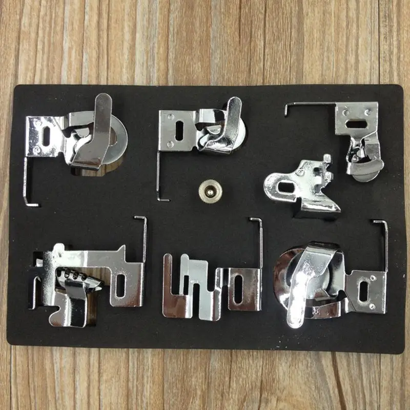 

Original Special Hemmer Binder Feet Press Foot Presser for Janome Brothers Singer Domestic Sewing Machine Parts