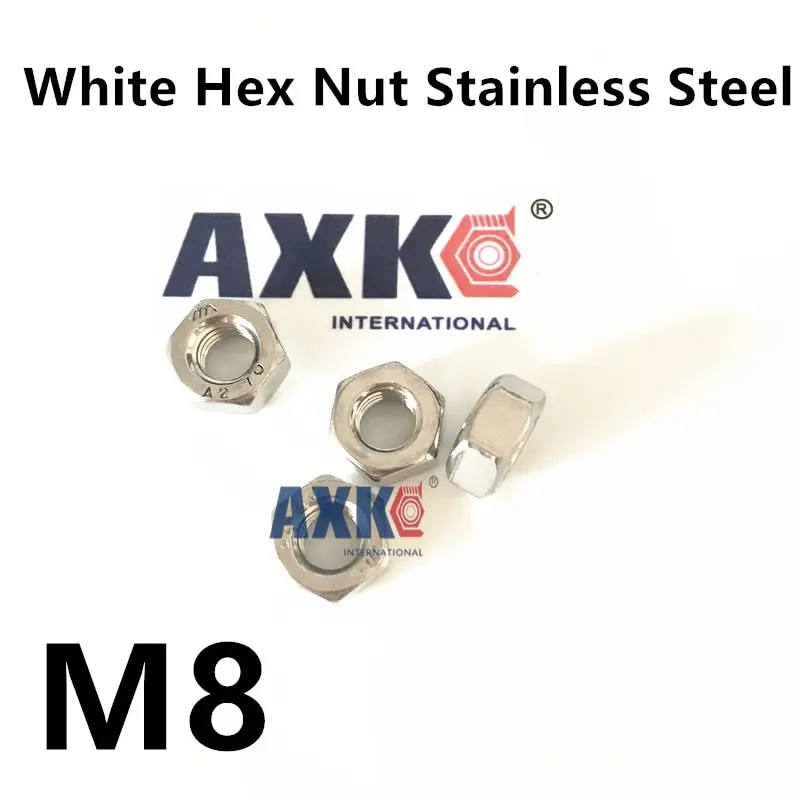 

Rushed Direct Selling Stainless Steel Rod Pop Nut M8 Hexagon 304 Stainless Steel Hex Head Nuts Metric Thread