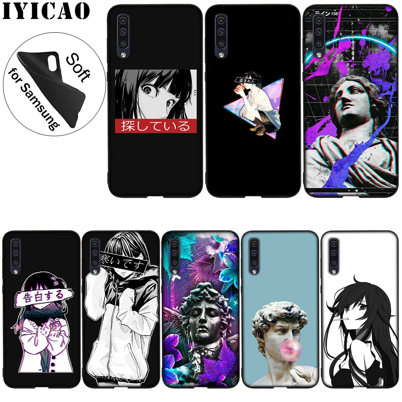 Мягкий чехол LEWD Sad для Samsung Galaxy A70 A60 A50 A40 A30 A20 A10 A50S A40S A30S A20E A10S |