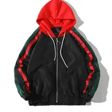 Горячая уличная Весна Осень Хип Хоп Уличная Беговая полоса молодых мужчин пальто куртка мужские пары свободная одежда бейсбольные майки