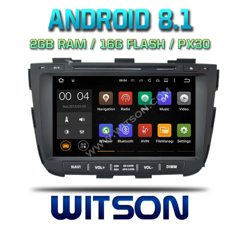 

WITSON Android 8.0/ 8.1 RK SYTSEM Qcta core(eight core) Car Dvd GPS Player For KIA SORENTO 2013 4G RAM 32G ROM IPS