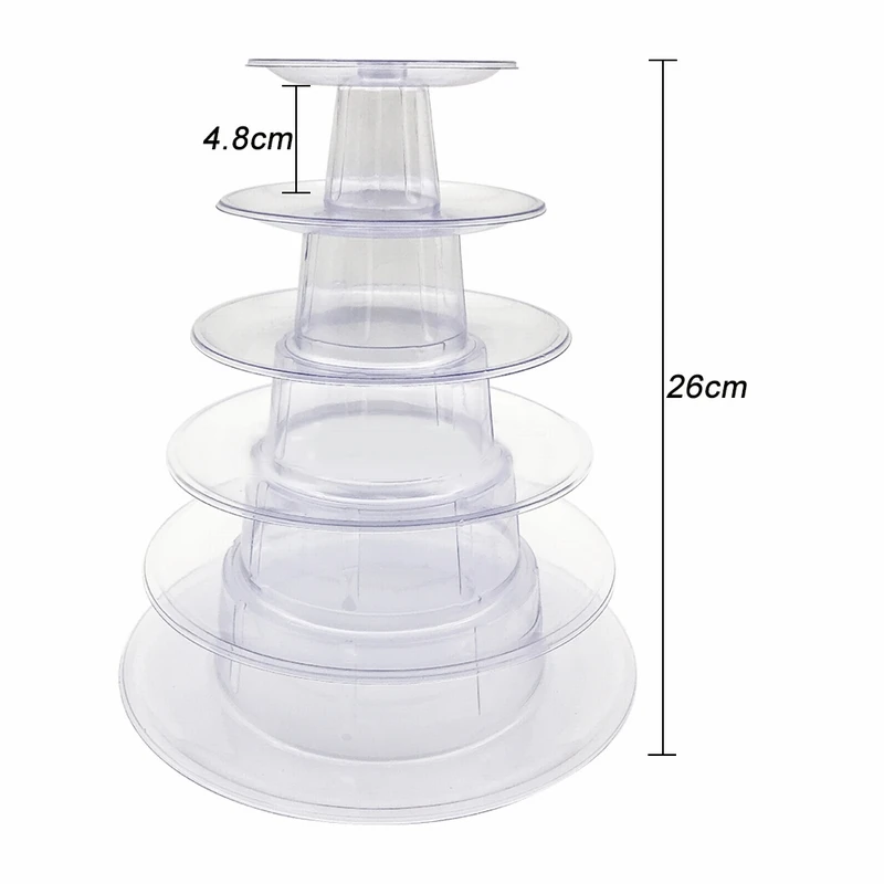 Multilayer Cake Stand Set For Wedding Cake Display Stand Round Holder Birthday Party Decorations Sugarcrafts Display Stands 7 - Цвет: 6 Layer A