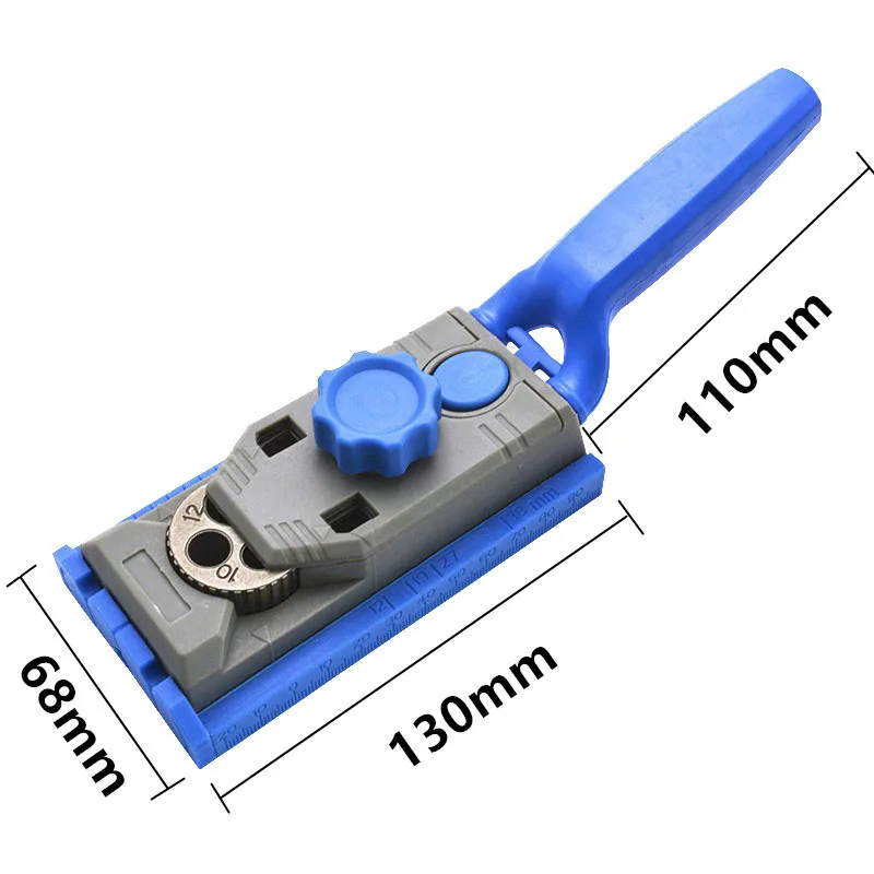 Деревообрабатывающий Карманный Дырокол 9,5 мм сверлильная направляющая втулка для Kreg ручного пилота для бурения дерева дюбель отверстие пилы Мастер система Комплект - Color: 1PC Pocket jig drill