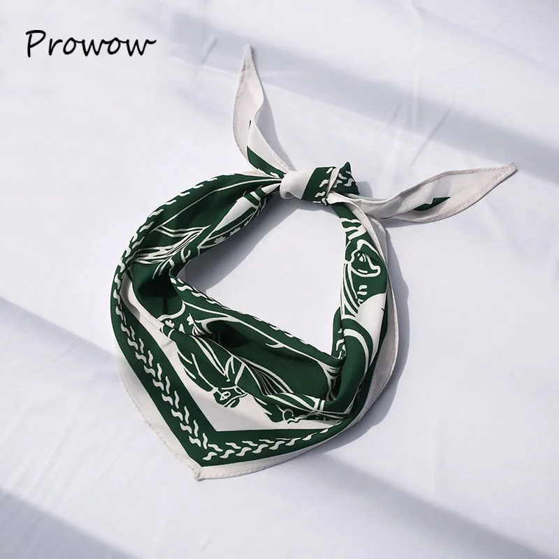 

97*23cm Kerchief Triangle Scarf Muffler Bandana Foulard Female Neckerchief Small Bandana Hair Tie Band Scarves A006