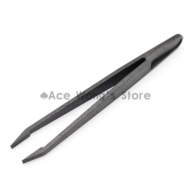Portable Straight Bend Anti-static Plastic Tweezer Heat Resistant Repair Tool 93305 tweezer tool esd anti static tweezers phone repair tweezers