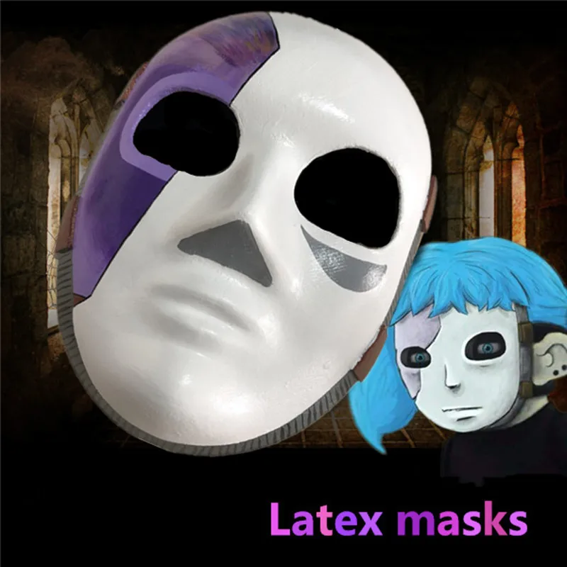 Игра Салли лицо Косплей Маска Салли маски и парик Sallyface косплей парик+ парик колпачок реквизит аксессуары карнавальный костюм маски