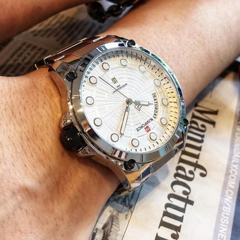 

2020 New NAVIFORCE Top Brand Luxury Gold Fashion Men Watches Business Stainless Steel Waterproof Quartz Wrist Watch Male Clock