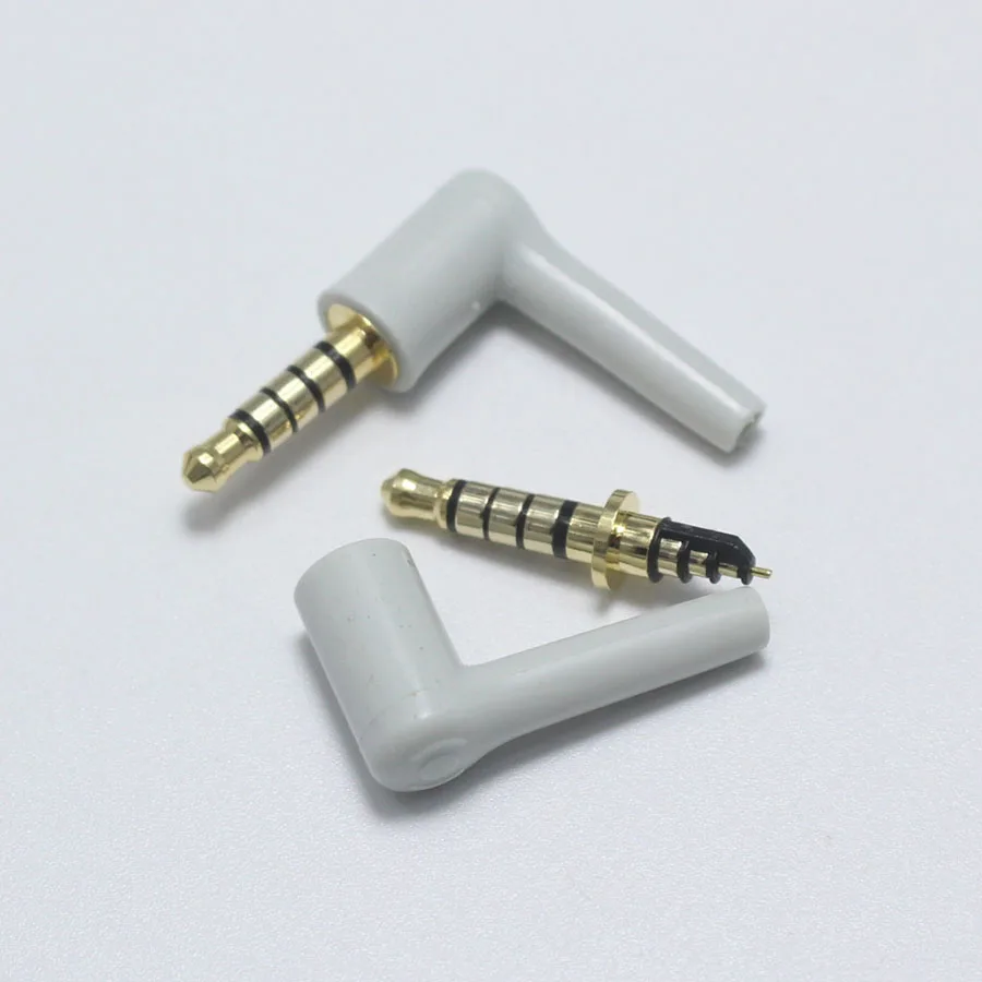 1 шт. L образный разъем для наушников 3 5 мм полюсов дюйма|connector diy|connector 3.5connector 3.5mm |