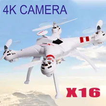 Bayang X16 RC Helicopter Toy Drone Brushless Motor 2.4Ghz 4CH 6Axis FPV Quadcopter Dron RTF RC GPS Drone with Camera HD 4K 1080p