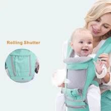 Mochila portabebés transpirable y ergonómico, portabebés portátil, portabebés, canguro, asiento para bebés, envoltura portabebés