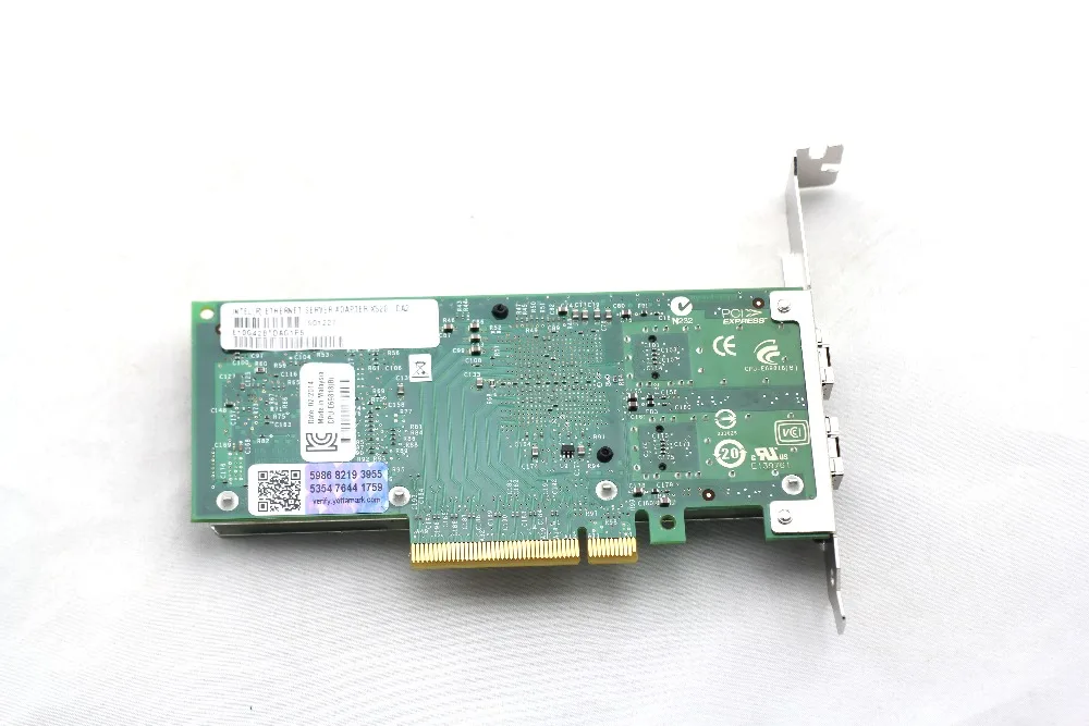 ARUENTEX X520 DA2 10gbase PCI Express x8 82599ES чип двойной Порты и разъёмы Ethernet сетевой адаптер E10G42BTDA