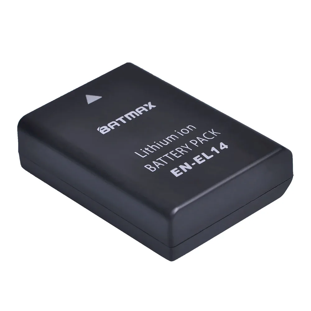 EN-EL14/EL14a Batería sostitutiva (2 pezzi) e caricabatterie Dual USB