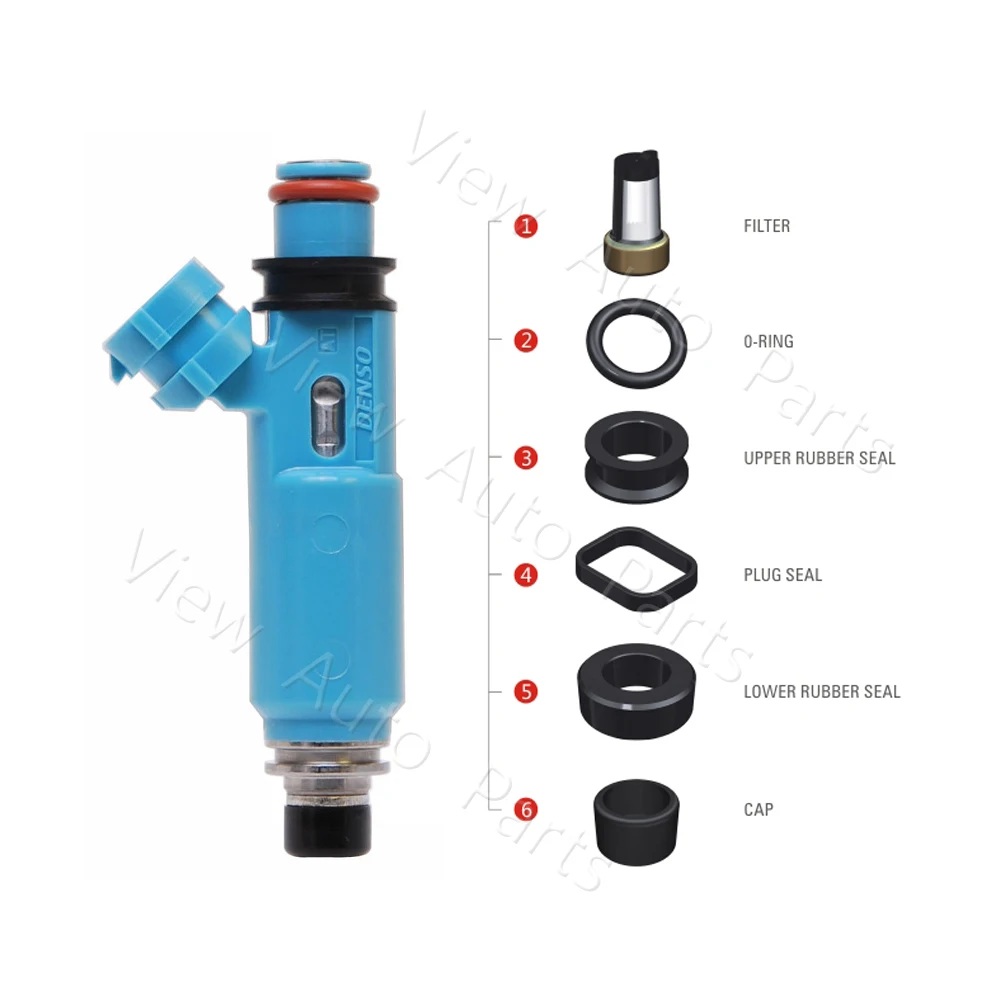 

10 sets For Toyota Camry Solara 2.2L OEM 2320903010 Denso Fuel Injector Repair & Service Kits VD-RK-0203
