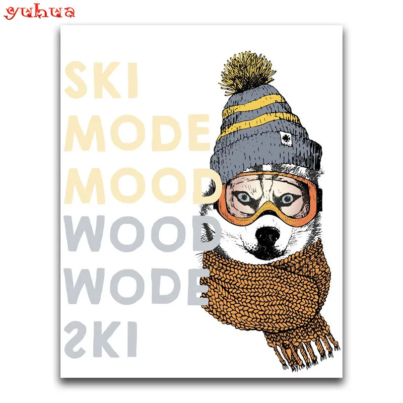 Full Round Diamond embroidery Dogs Full Square Diamond painting Cross stitch dierlijk kitten DIY 3D Diamond mosaic colorful Art_
