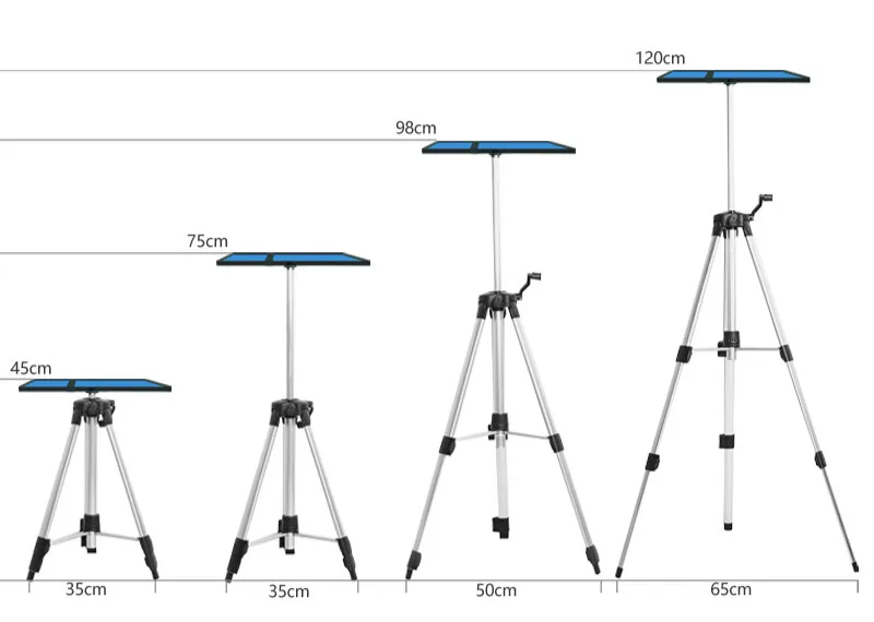 PB1200 высококачественный универсальный портативный алюминиевый штатив для проектора с лотком