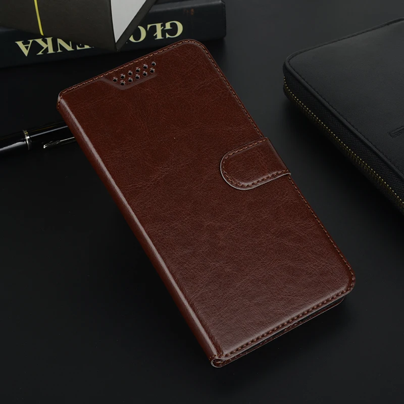 Флип-кошелек кожаный чехол для телефона чехол для Apple iphone XS Max X XR 8 7 Touch 6 6S 5 5S SE 5C 4 4S черный чехол защитный чехол s - Цвет: Brown