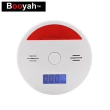 Booyah умный дом Высокочувствительный угарного газа Сенсор безопасности Предупреждение окиси сигнализация предупреждающая о возможности отравления детектор дыма обнаружения утечек Сенсор