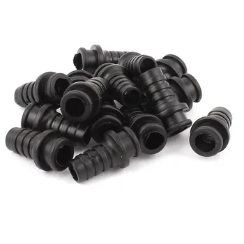 

UXCELL 15pcs 26mm Long Rubber Strain Relief Cord Boot Protector Wire Sleeve for Power Tool Aviation Plug
