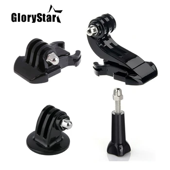 

4 in 1 Basic Action Camera Accessories Kit Quick Release Buckle Tripod Mount for GoPro Hero 6 5 Go Pro SJCAM Yi 4K Eken H9