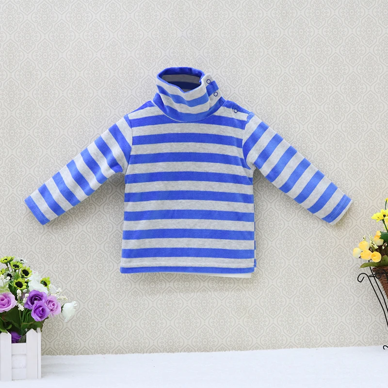 

2021 Baby base kid shirt children Primer striped rustic Children's Shirts newborn underwear long-sleeved T-shirt baby clothes