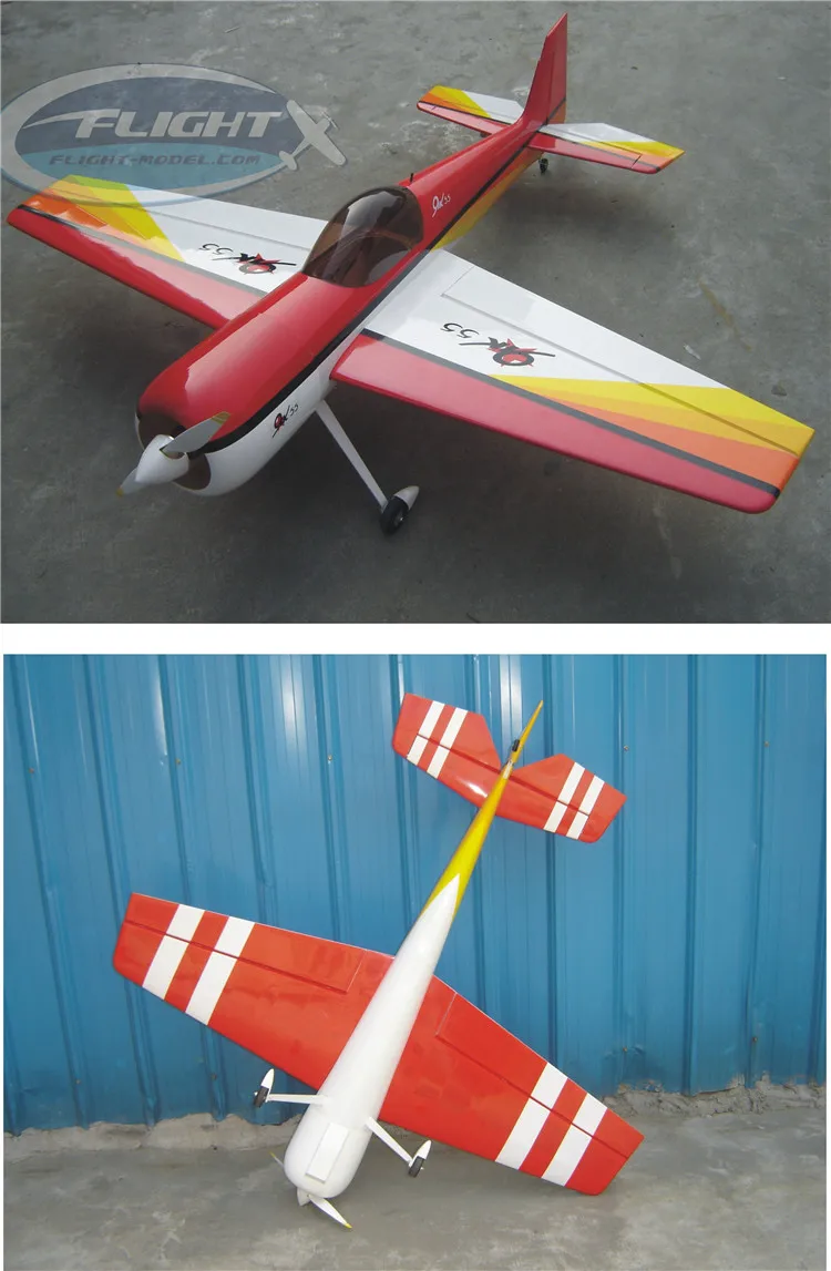 

HAIKONG YAK55 50E Electric Balsa Wood Fixed Wing RC Airplane A109 Sky-fly