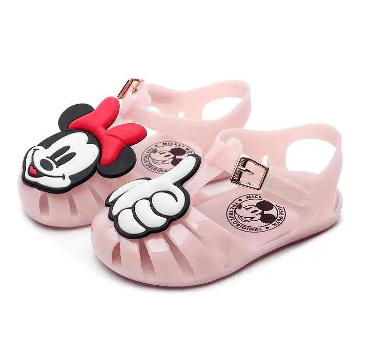 

2019 New Minnie Children's Shoes Mickey Beach Shoes Jelly Children's Shoes Boys And Girls Baby Shoes