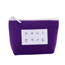 Для женщин дизайнер кошелек Забавный японский холст портмоне маленький кошелек на застежке держатель для карт клатч детские кошельки и