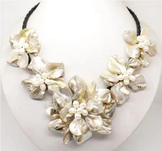 

Rare Huge 15-25MM WHITE SOUTH SEA BAROQUE KESHI AKOYA PEARL NECKLACE 18